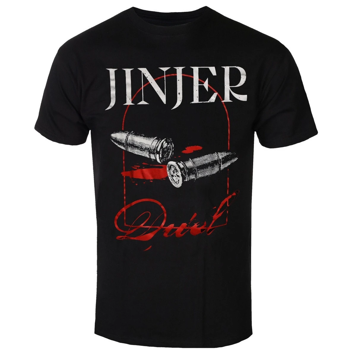 

JINJER Duel NAPALM RECORDS Peripheral Pattern Printing Summer Luxury Brand Pure Cotton Men's and Women's T-shirts Short Sleeves