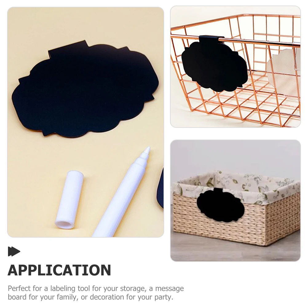 Chalkboard Price Display Labels Clip On For Baskets Storage Bin Labels Erasable Organizing With Exquisite Craftsmanship