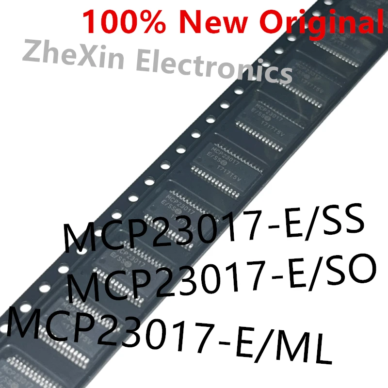 10PCS/Lot  MCP23017-E/ML  23017E/ML 、MCP23017-E/SO 、MCP23017-E/SS  New I2C I/O Extender Chip   MCP23017T-E/ML 、MCP23017T-E/SS