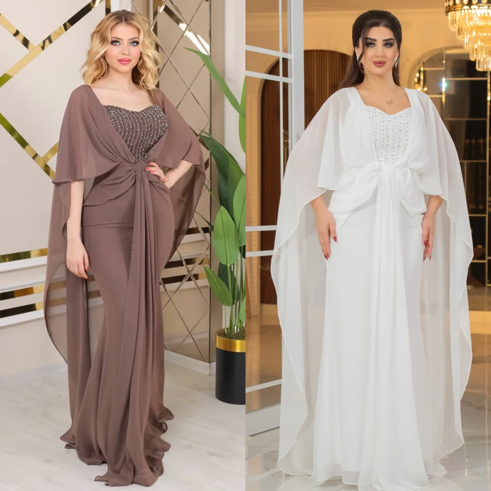 

Customized Fashion Chiffon Sequined Mermaid Sweetheart Long Dresses Bespoke Occasion Party Chinese Style Exquisite