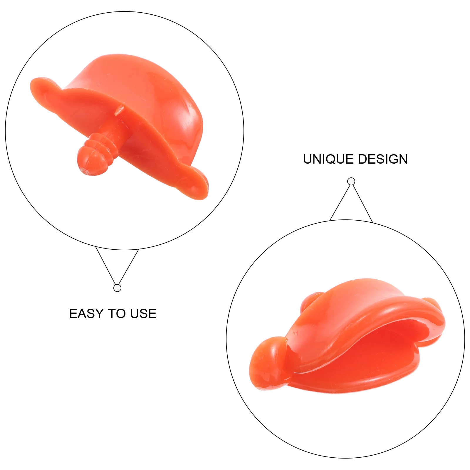 20pcs Little Yellow Duck Material Bag Plastic Beak Mouth Replacement Sturdy Materials Craft Making Accessories Family