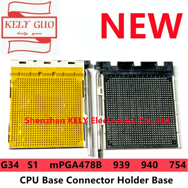 New For Socket G34 S1 mPGA478B 939 940 754 CPU Base Connector Holder Base AliExpress