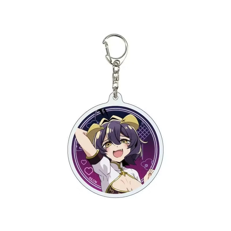 أنيمي Gushing فوق الفتيات السحرية Utena Hiiragi الاكريليك الشكل المفاتيح شيونغسام نمط سلسلة قلادة هدية 6 سنتيمتر