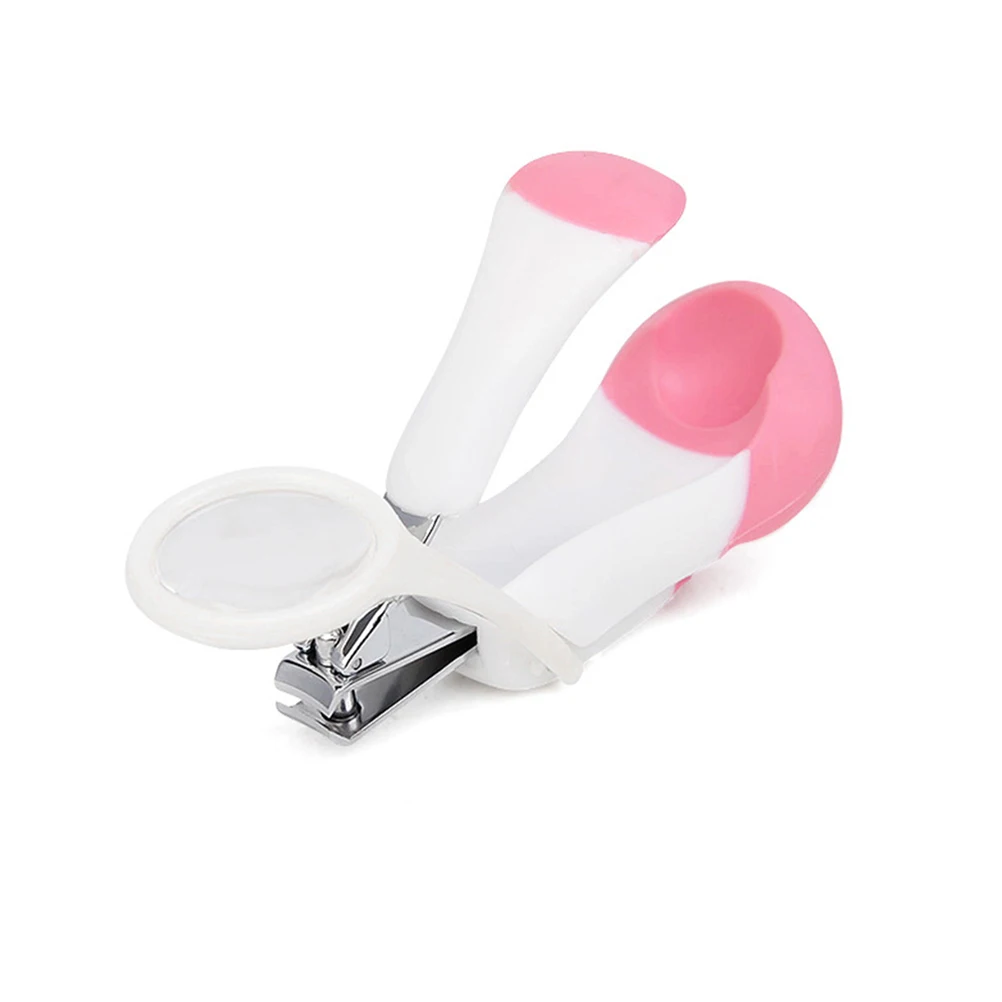 1 قطعة مقلمة أظافر الحيوانات الأليفة الفولاذ المقاوم للصدأ البلاستيك عدسة مكبرة عدم الانزلاق مقبض لينة ل القنفذ الهامستر أرنب خنزير غينيا #1