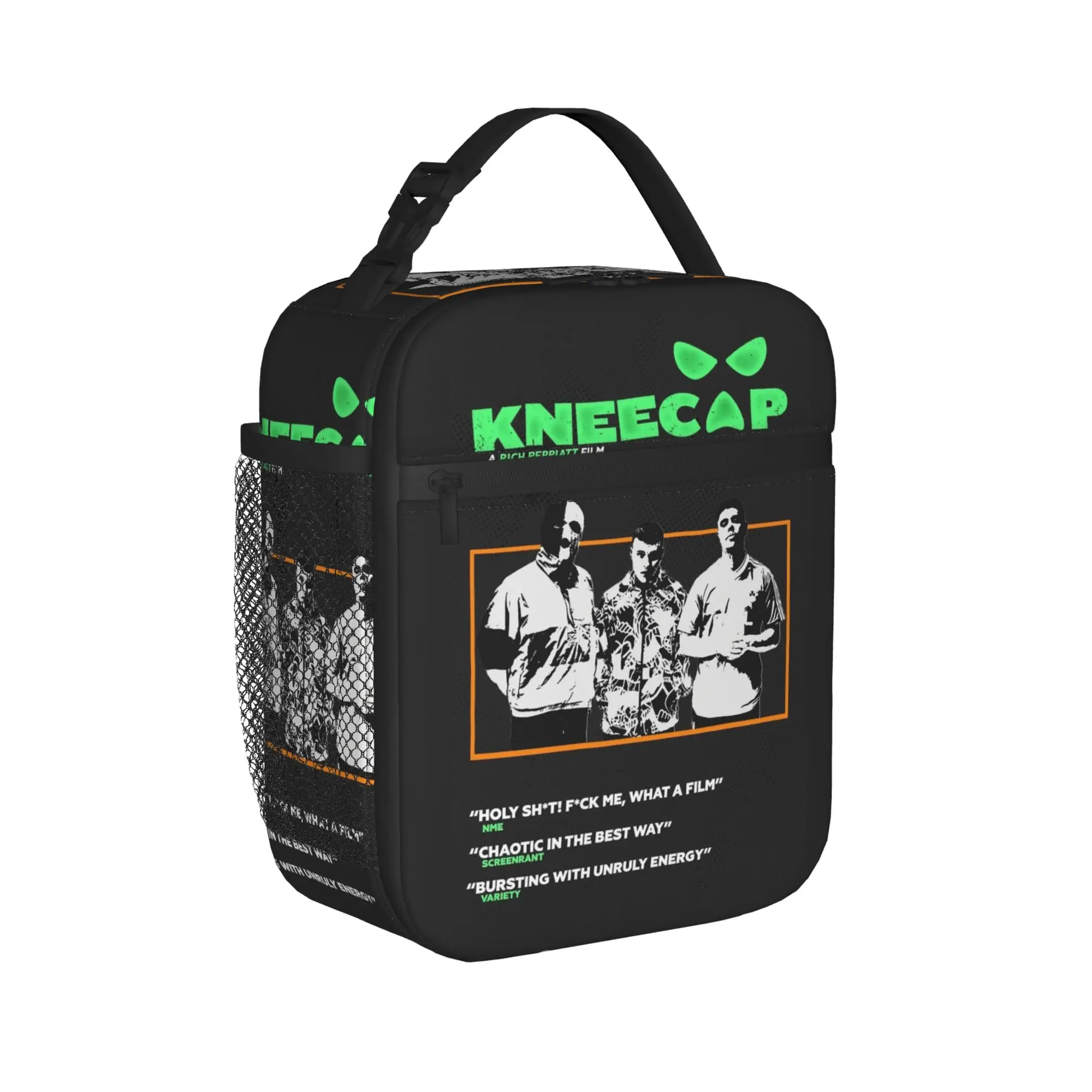 Kneecap Movie Poster Insulated Lunch Bag Portable  Lunch Container Thermal Bag Tote Lunch Box Work  Outdoor Men Women