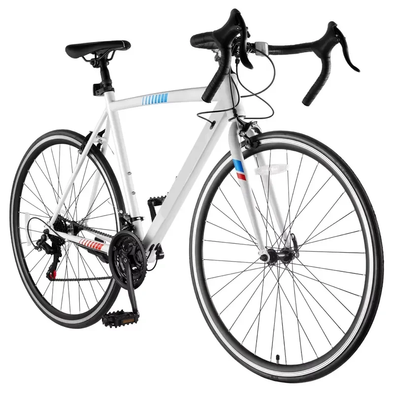 for The Urban Adult Sports Bike 700C Racing Road Bike Features A 21-speed Drivetrain Perfect For Commuting