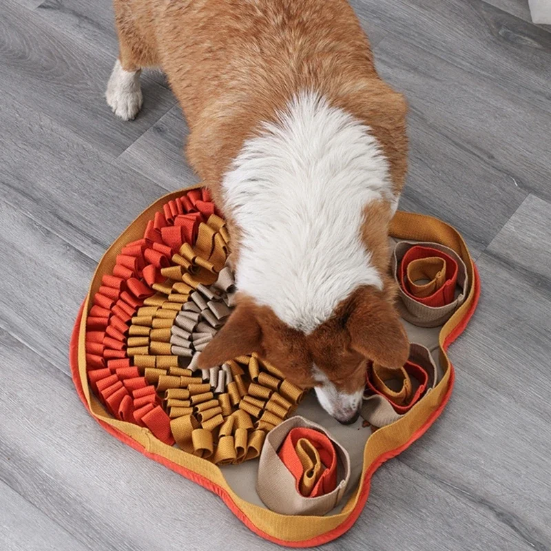 Snuffle Pad for Dogs Interactively Feed Game with Skidproof Bottom Dogs Feeding Mat Encourages Natural Foraging Skill