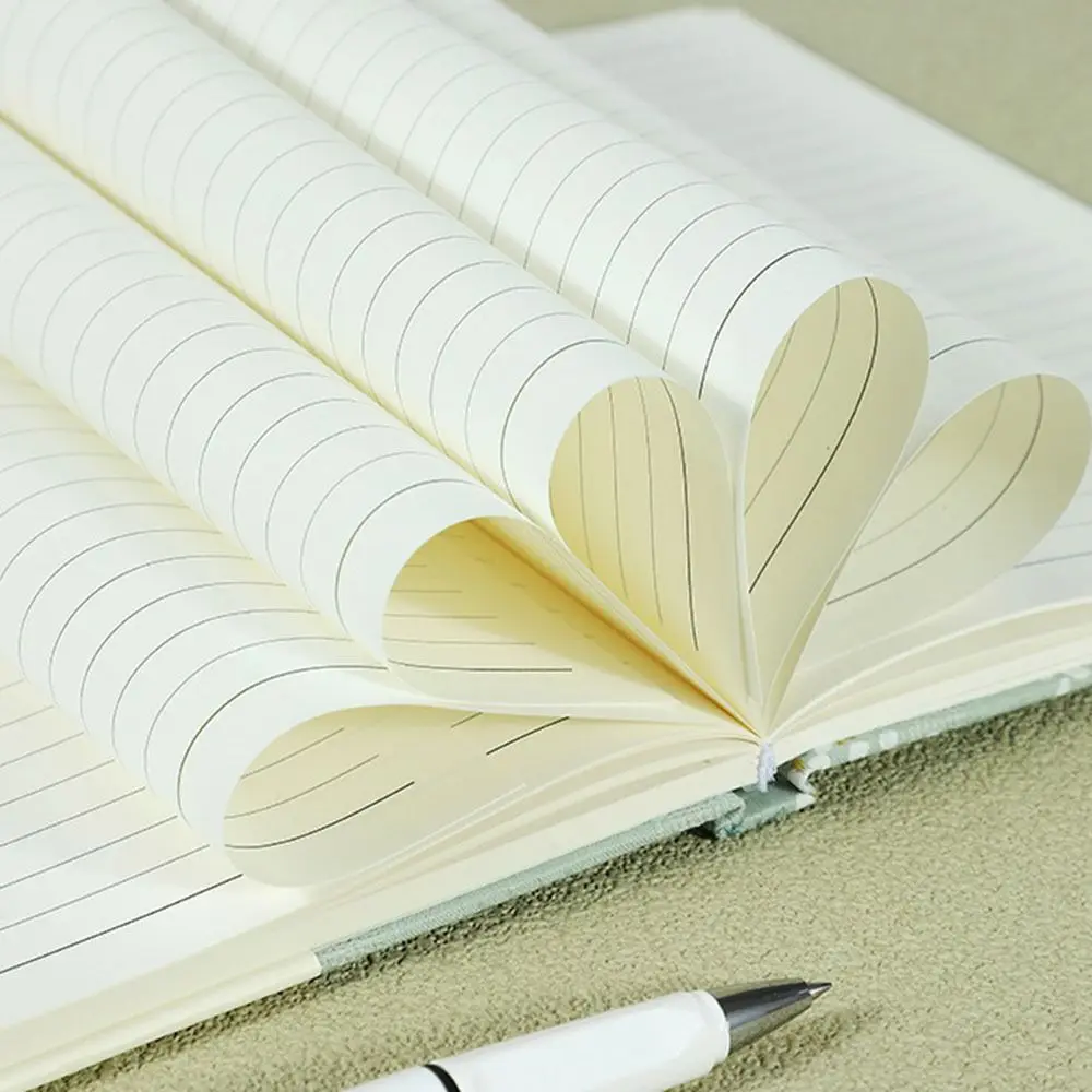 Portable Stylish A5 Cloth Notebook Fabric Cover Morandi A5 Hand Ledger Compact Multi-Purpose Student Diary Student