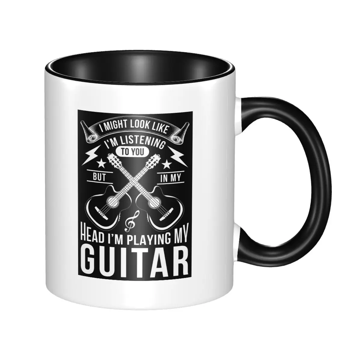 

I'm Playing My Guitar PIANO Guitarist Guitars Lover Gift Mug Ceramic Coffee Cups Tea Mugs Milk Cup Drinkware Gifts for Friends