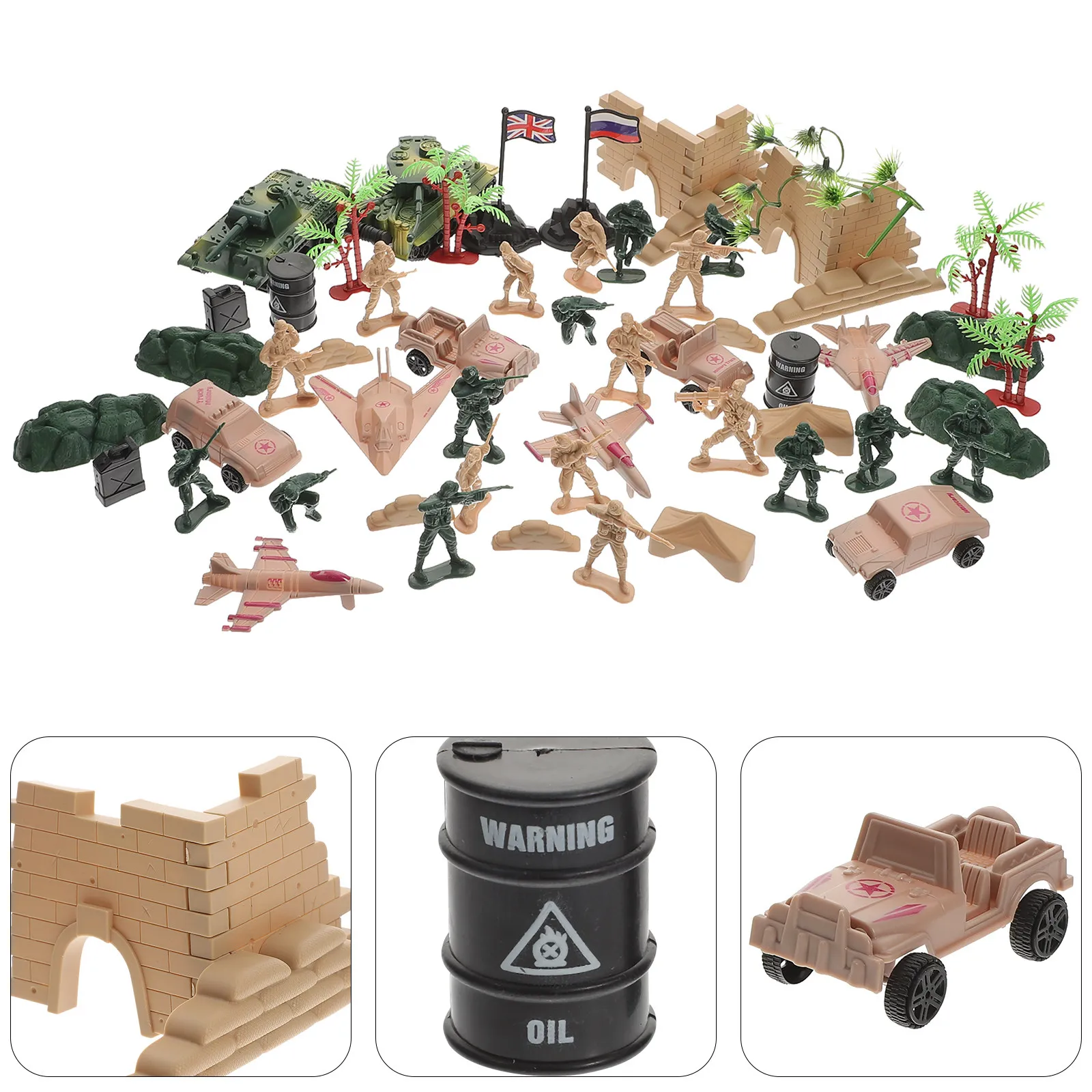 

Набор декоративных элементов в виде военной техники из премиальных материалов, реалистичные миниатюры, идеально подходят для песочницы, офиса, спальни, украшения вечеринок