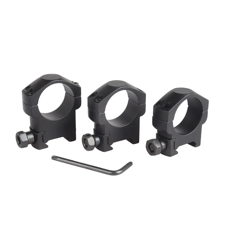 30mm Diameter Hunting Scope Mount Rings  Aluminum Alloy Ring Mount for Tactical Flashlight fit 21mm Picatinny Rail  High/Med/Low