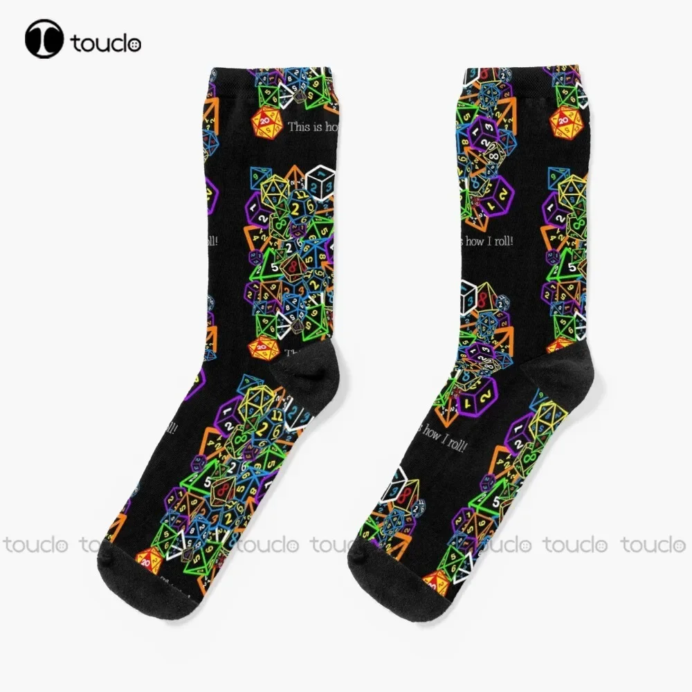 ¡Nuevos dragones esto es cómo rollo! Calcetines para adultos unisex personalizados para senderismo para mujer Calcetines para adolescentes