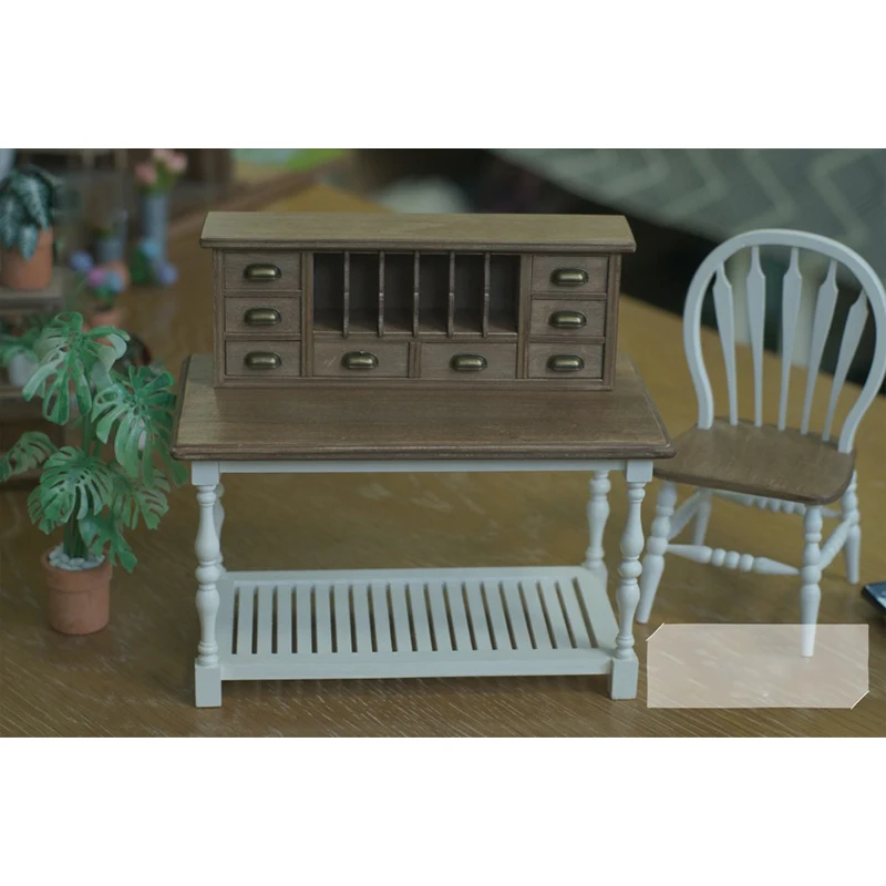 YESTARY 1/6 BJD Dollhouse Wooden Furniture For Barbie Toys Miniature Item Wooden Table For Blythe 1/8 BJD Dolls Accessories