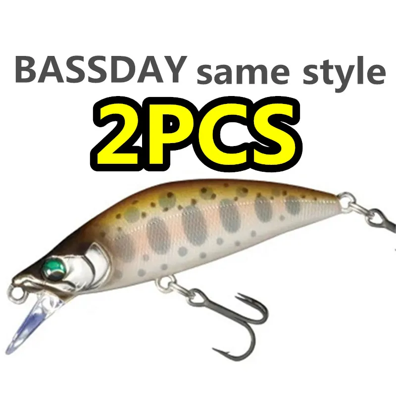 LURETV تيار الطريق يامينو مايكرو الطعم 54S 2 قطعة 5.4 سنتيمتر 5.3 جرام سمك السلمون المرقط ما كو يونيو خطاف الصيد الطعم 9132 #1