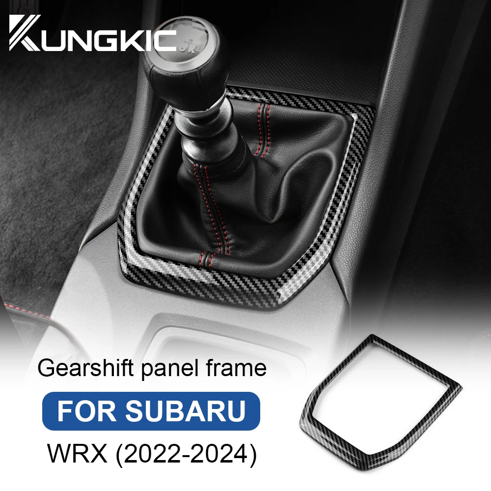 

Наклейка на панель шестерни автомобиля для Subaru WRX/ WRX STI 2022 2023, наклейка из АБС-пластика из углеродного волокна, внутренняя отделка, аксессуары для интерьера RHD LHD