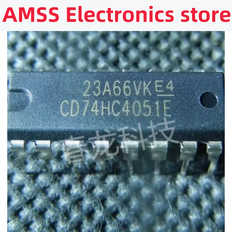 AMSS 10pcs 74HC4051N 74HC4051E SN74HC4051N DIP-16 Multiplester Switch ICs 8-CHANNEL MUX/DEMUX new