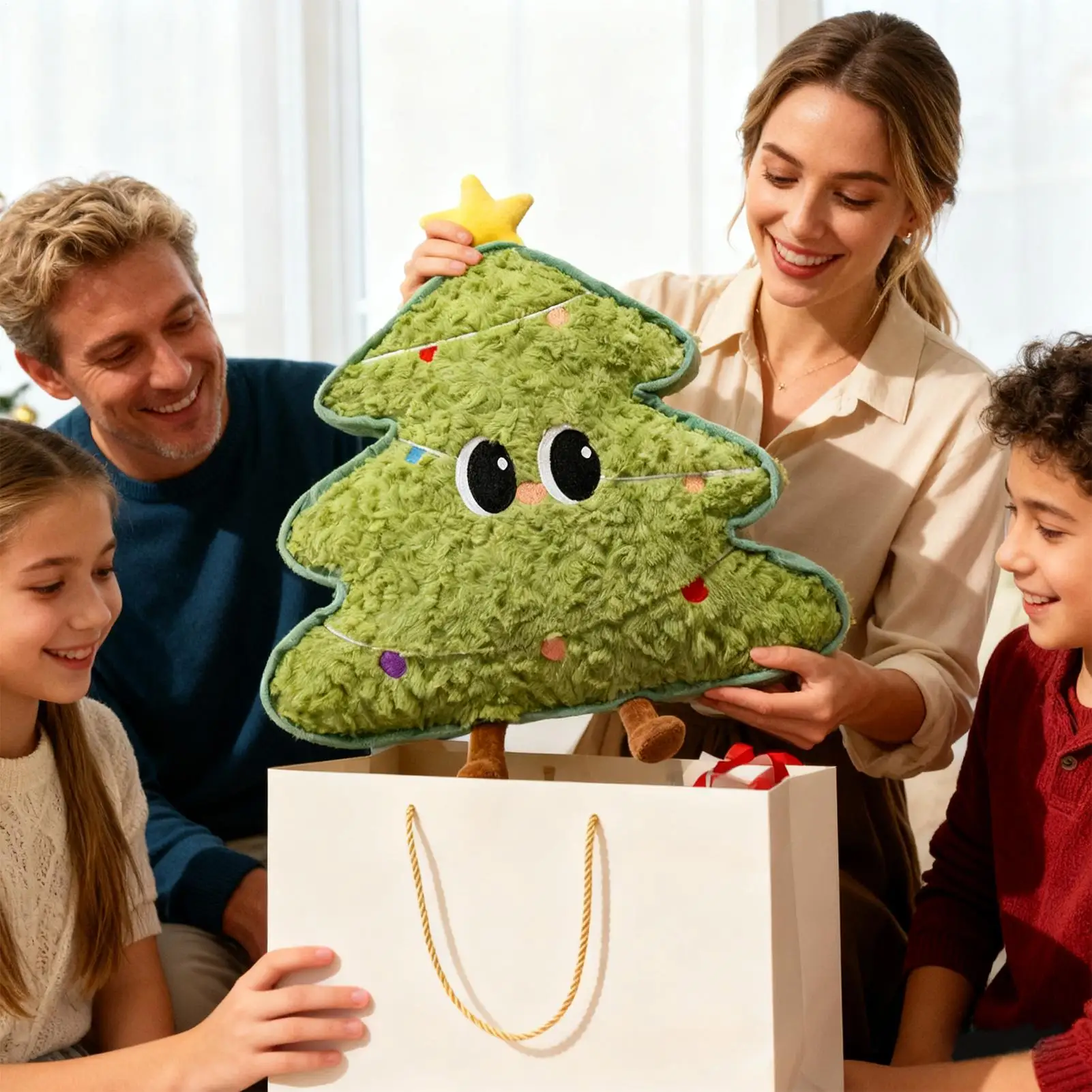 الزنجبيل القطيفة لينة لطيف ثلج لوازم الحفلات عيد الميلاد رمي الوسائد لرجل الثلج السنة الجديدة عطلة القراءة الجلوس النوم #3