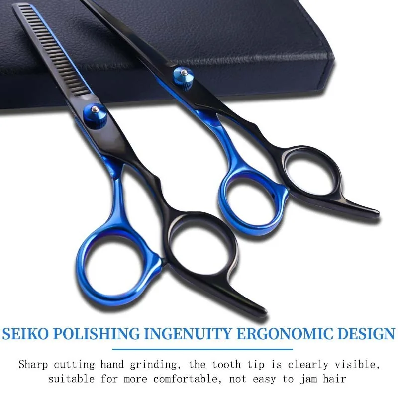 Hair Cutting Scissors Japan Stainless Hairdressing Scissors Haircut Set Thinning Scissors Barber Shop Professional Dropshipping