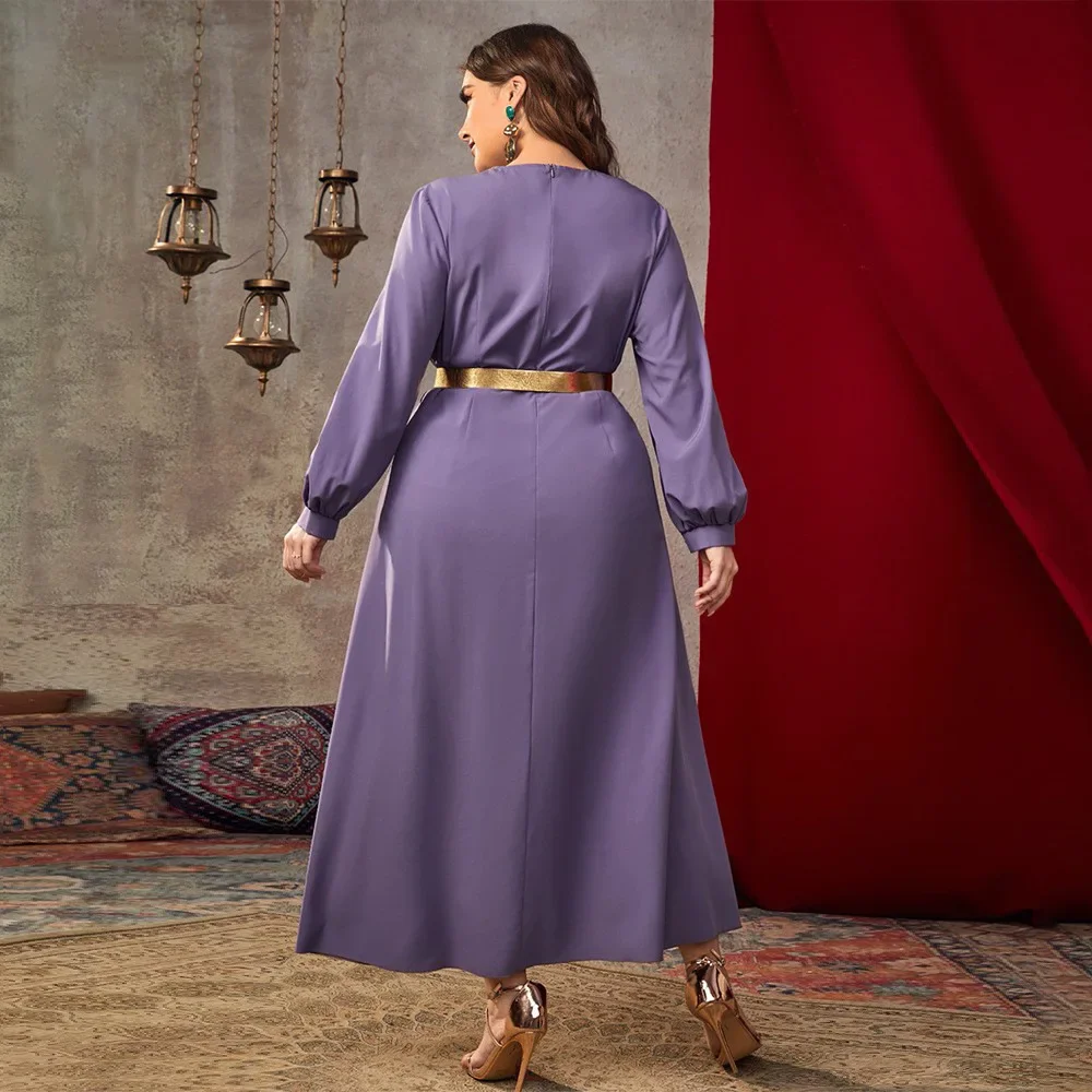Femmes grande taille Robe Maxi soirée musulman turquie Abaya caftan dubaï Abaya Caftan Marocien Femme Robe Islam vêtements Robe