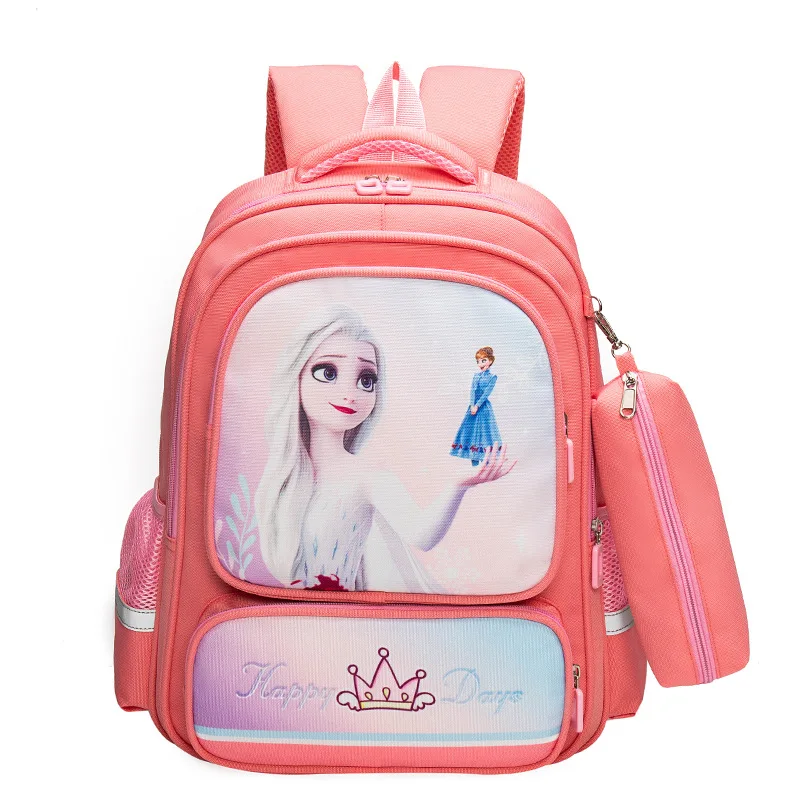 Sacs d'École Disney La Reine des Neiges pour Fille et Garçon, services.com America, Élève du Primaire Orthinitié, Sac à Dos 4WD de Grande Capacité