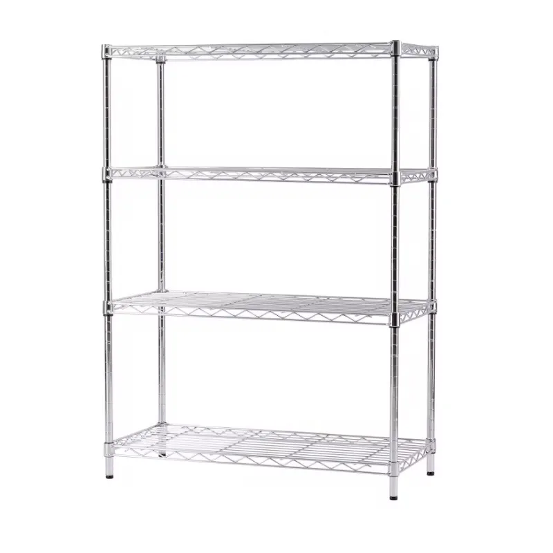 

100Kg electroplating shelves stacking warehouse equipment metal racks with wheels