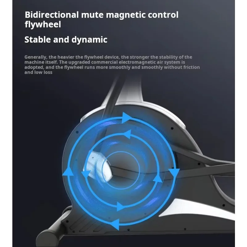 2025 مدرب بيضاوي ذكي - جهاز ستوديو سبيس ووكر منزلي داخلي للتحكم المغناطيسي معدات اللياقة البدنية الهوائية الصامتة
