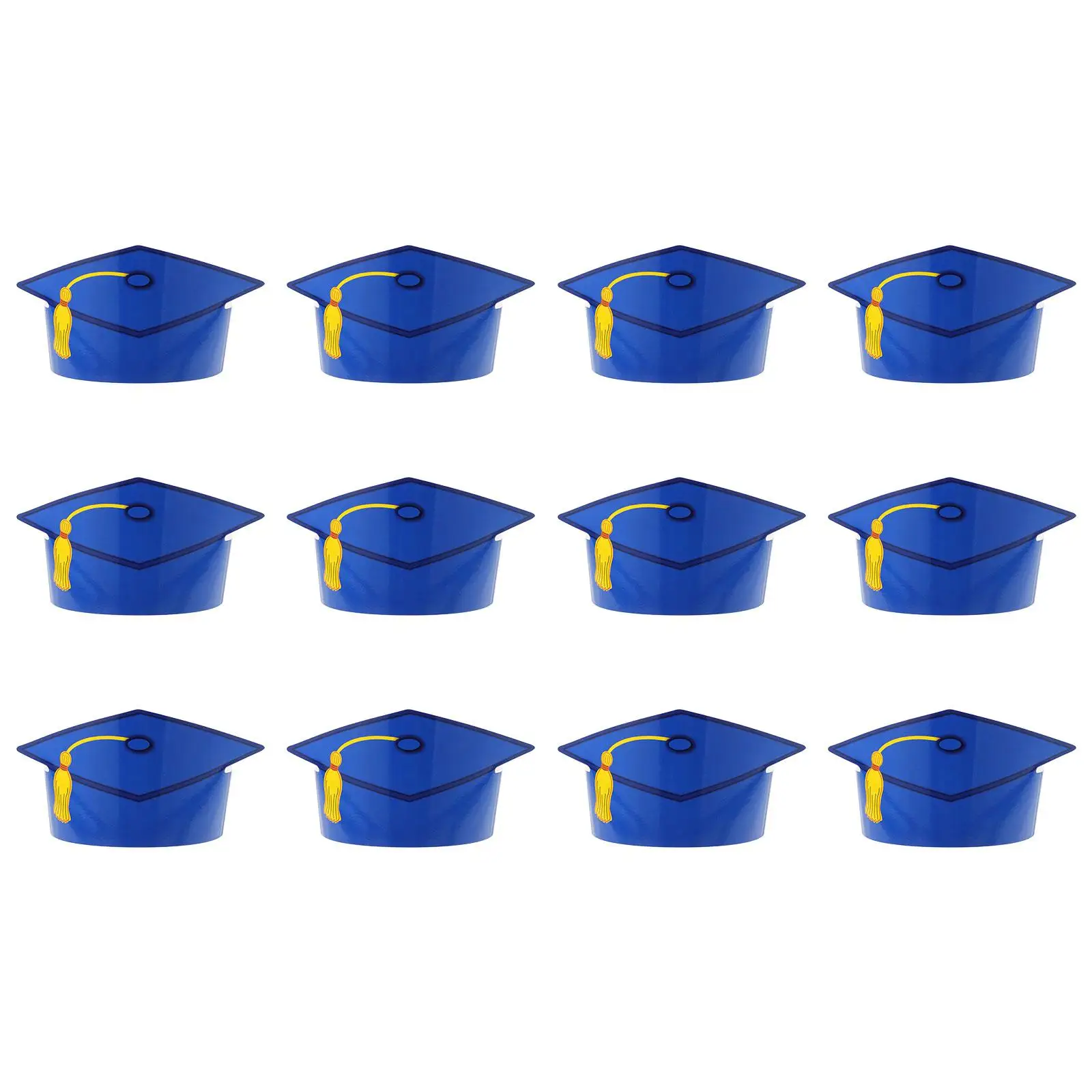 

Blue Paper Hat Props Party Hats for Kids Graduation Supplies Cake Photo Birthday