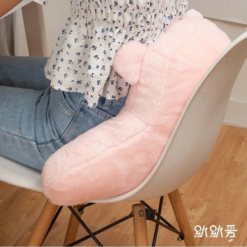 Cute Cushions Office Waist Cushion Chairs Car Seat Backrest Lumbar Embrace Pillows Throw Pillow Bedroom Sofa Home Decorating