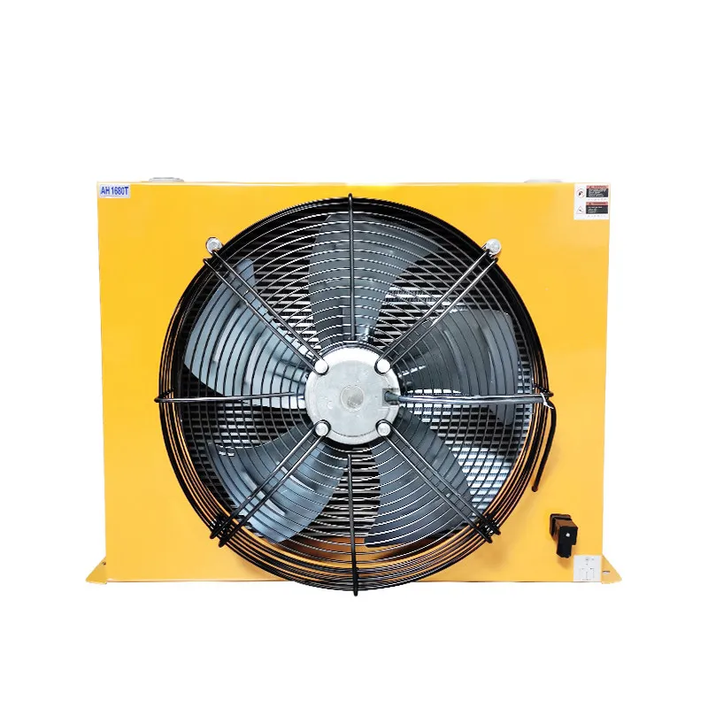 Industrial Hydraulic Oil Air Cooler, Hydraulic Station Temperature Radiator, Tank Heat Dissipation Part for Crane Modification