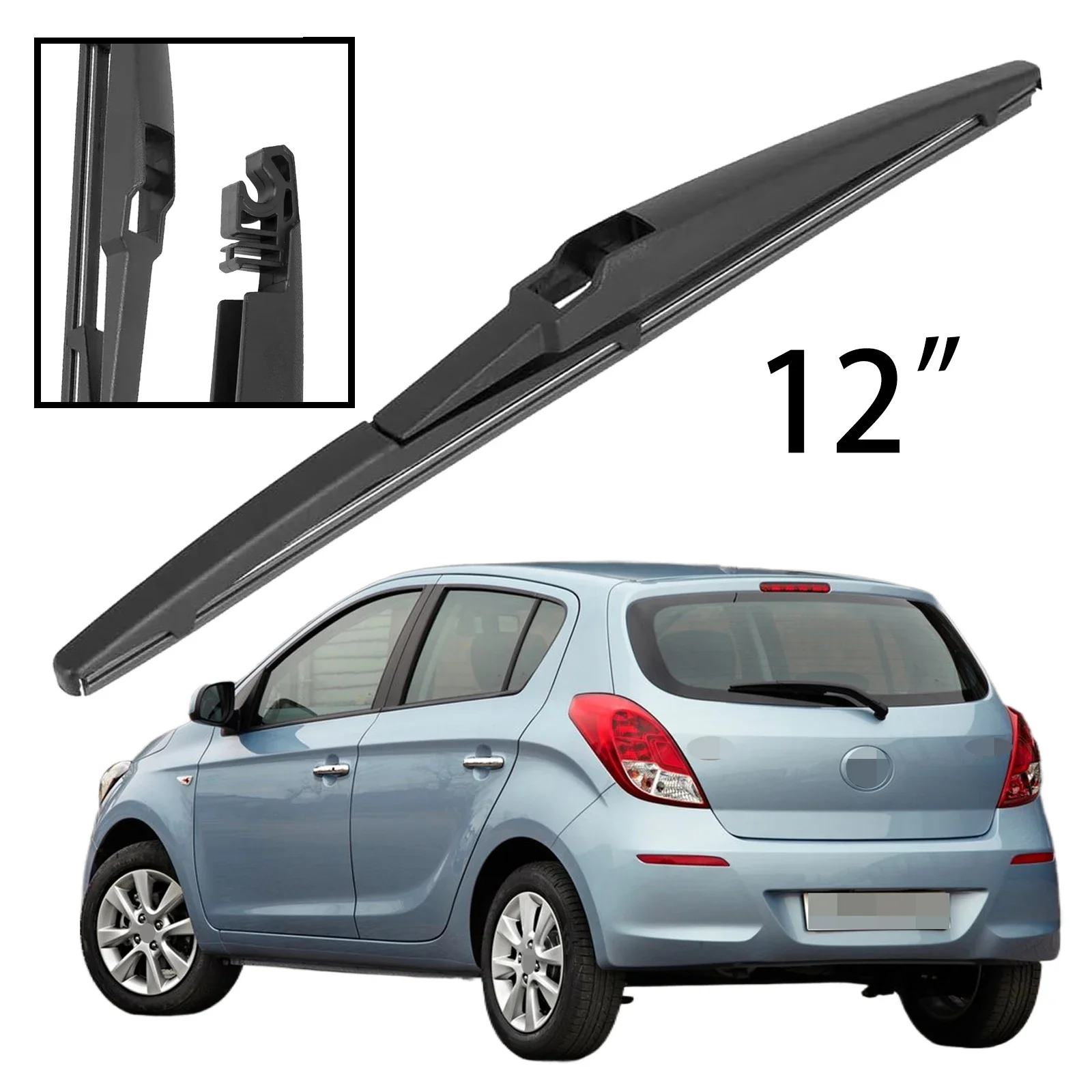 

For Hyundai i20 PB 2008-2014 Car Accessories 12" Rear Windshield Windscreen Washer Wiper Blade