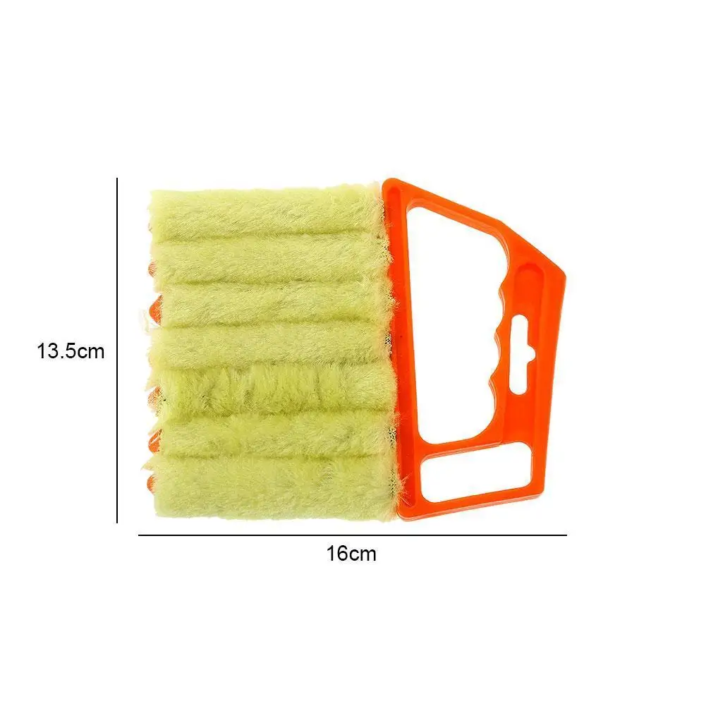 Window Cleaning Brush Air Conditioner Duster Cleaner With Washable Venetian Blind Cleaning Cloth Groove Window Cleaner