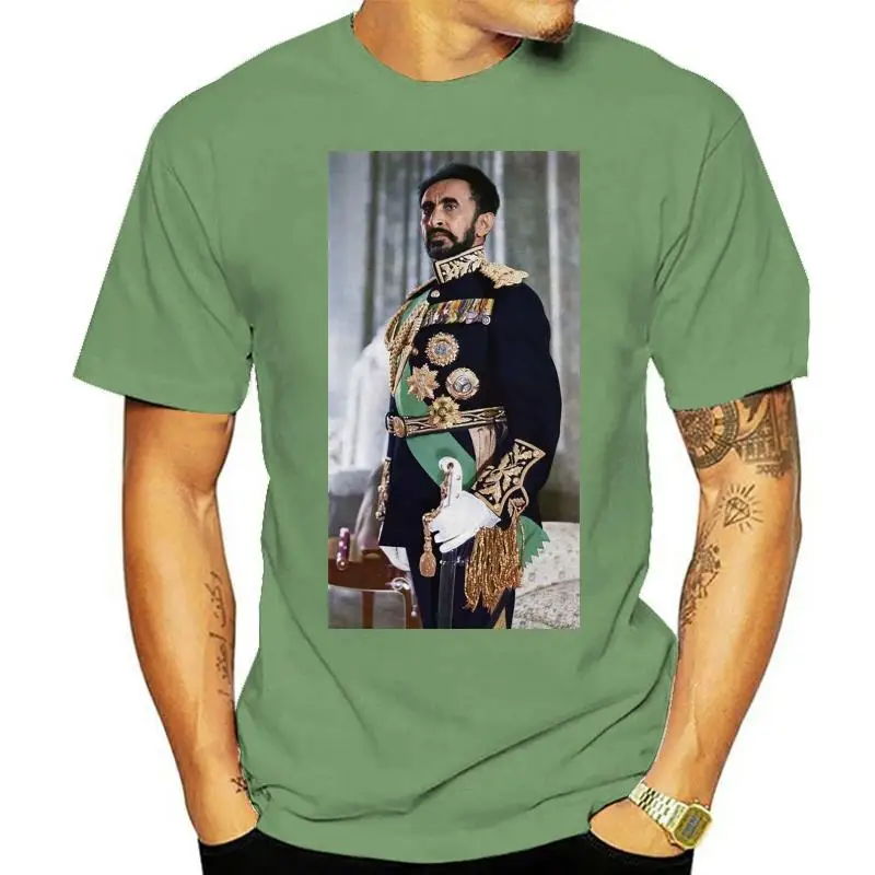 Emperor Haile Selassie Ethiopian Emperor Selassie Ethiopia T-Shirt For Youth Middle-Age The Elder Tee Shirt