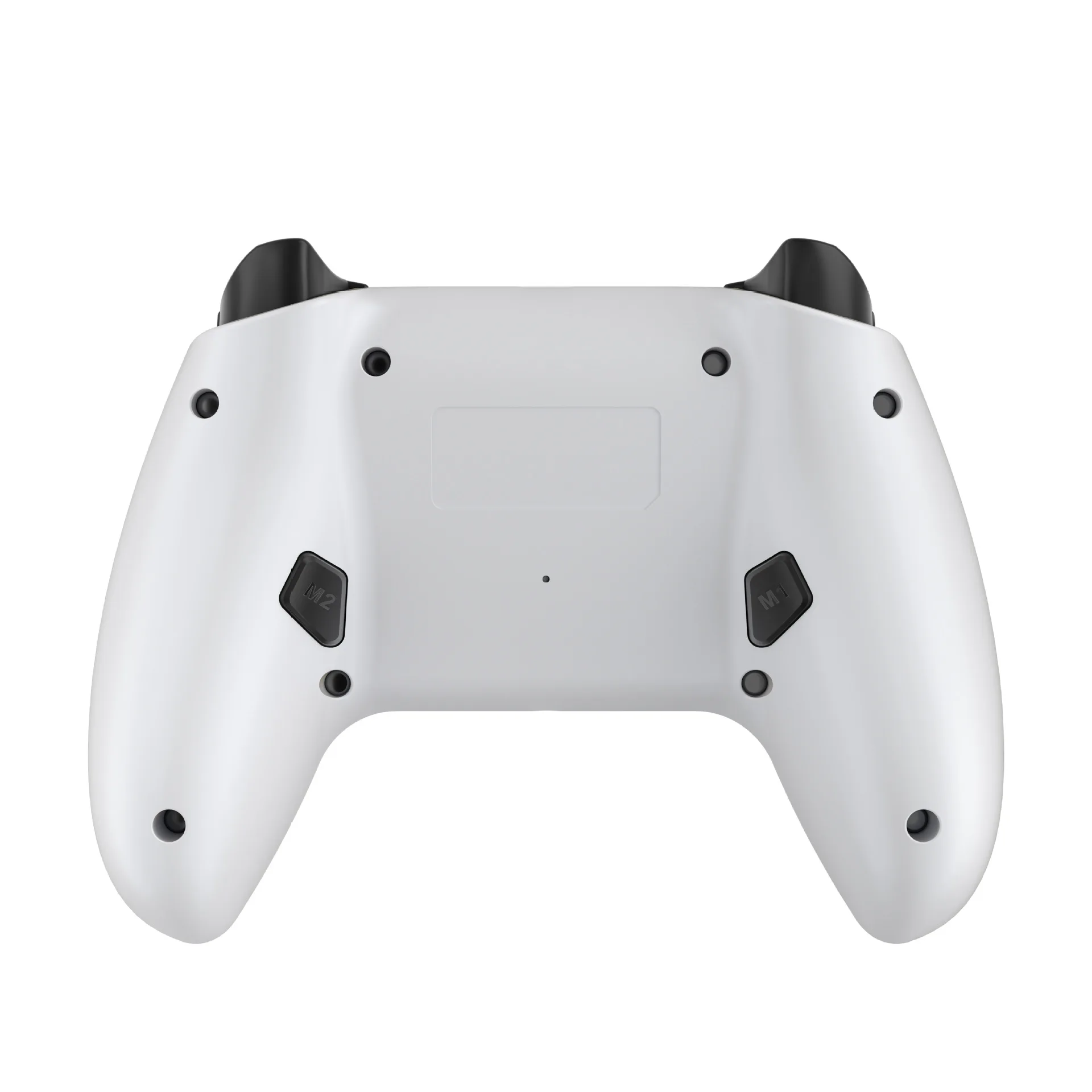 ตัวควบคุมไร้สายสำหรับเกมแพด4แบบสั่นคู่ฟังก์ชันเทอร์โบสำหรับพีซีที่มีการเขียนโปรแกรมปุ่มย้อนกลับจอยสติ๊กสำหรับ PS4