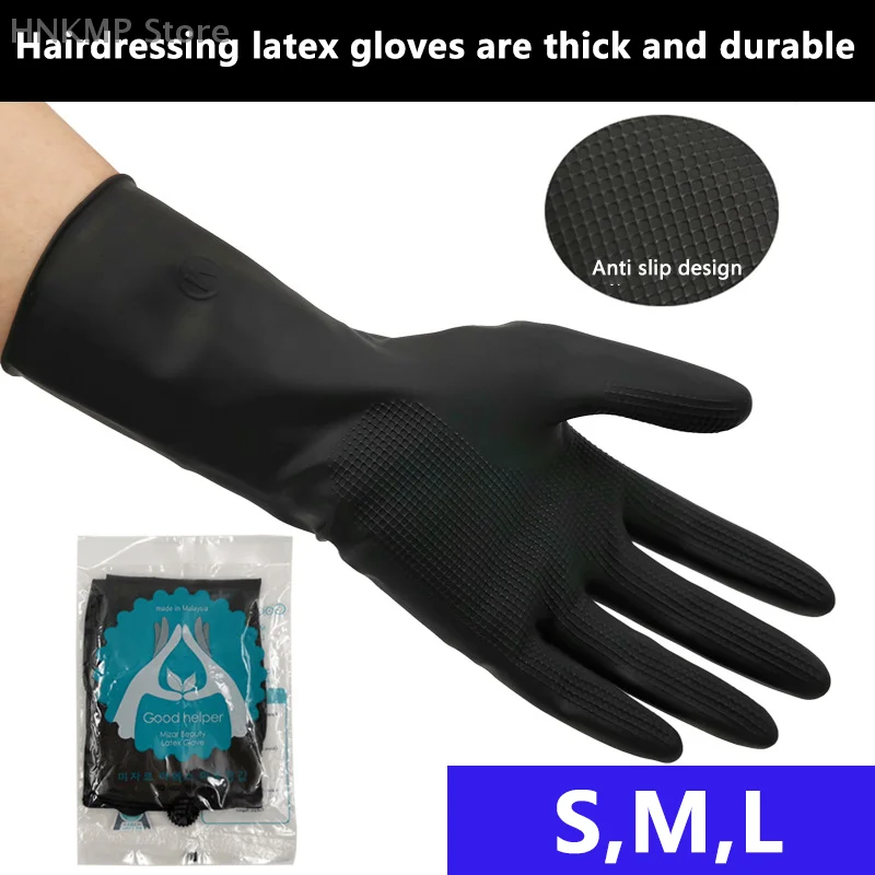 Hairdressing Heat Resistant Gloves Hair Straightener Perm Gloves Salon DIY Hair Styling Tools Anti-skid Hair Dying Gloves