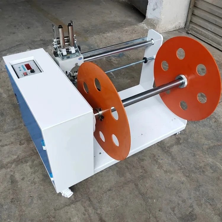 500mm diameter mask edge winder meltblown cloth non-woven winder curling slitting blown film bag making rewinding machine