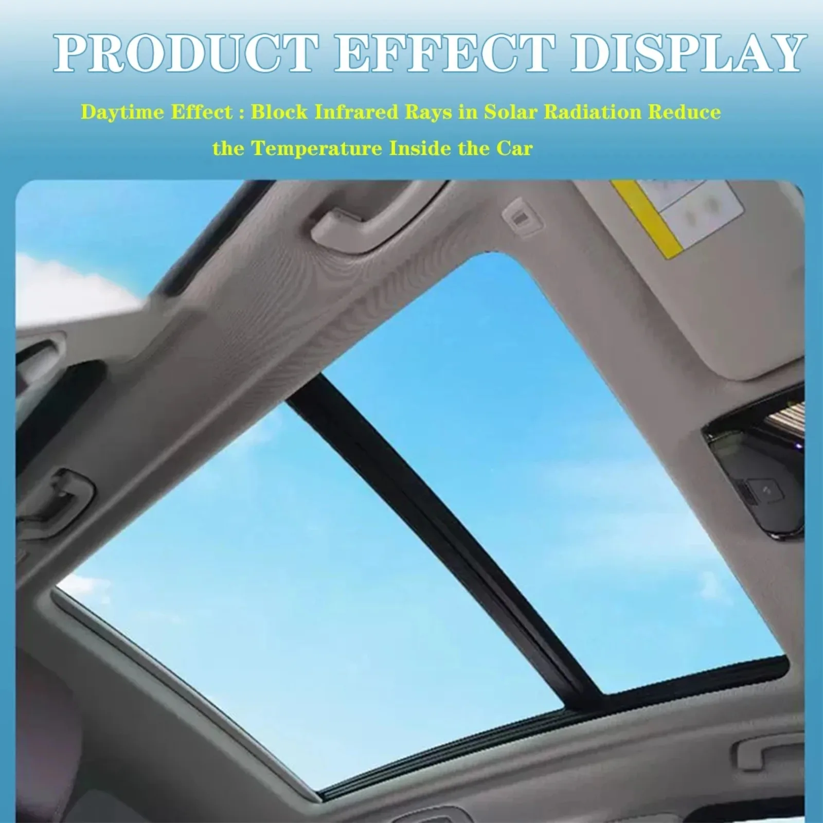 TPU PPF Car Sunroof Insulation Film For Ford F150 F-150 Raptor 2021-2025 Ice Armor Protection Resistant Car Sunroof Stickers