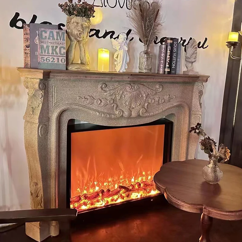 living room retro mantel anti-marble decoration hall front cabinet corner ornament cabinet  R