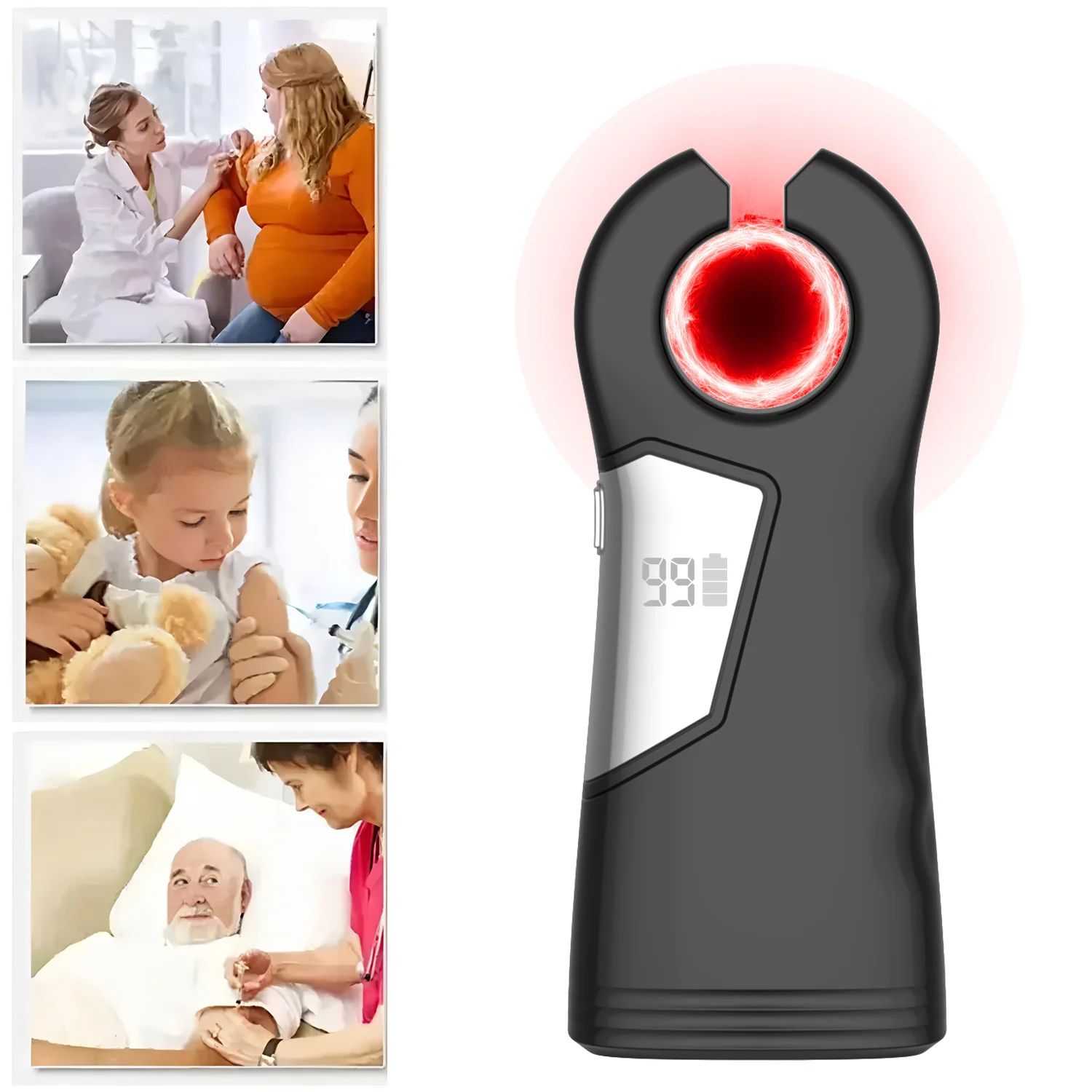 Infrared Vein Locator Portable Medical Vein Finder Machine Nurse Injection Helper Handheld Emergency Vein Viewer for Home