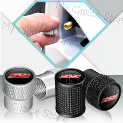 4Pcs/lot Car Wheel Tire Valve Stem Caps Waterproof Covers For Chevrolet SS Logo Camaro Cruze Aveo Silverado Accessories