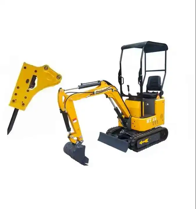 Small Mini  Hydraulic Breaker Hammer with Core Engine and Bearing Components Construction Machinery Attachments Parts