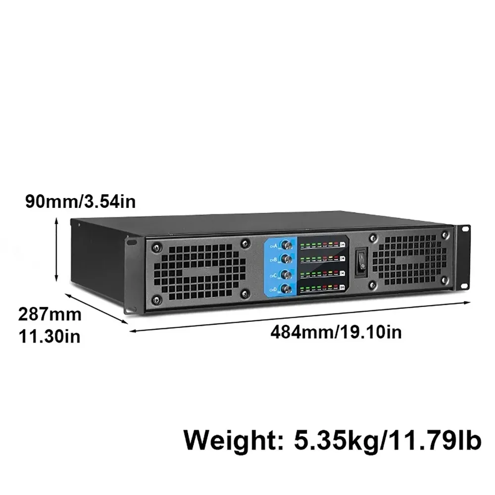 

GAP-604 Digital Amplifier Professional 600W Powerful Amplifier For KTV Stage Concern Church Power Mixer Amplifier