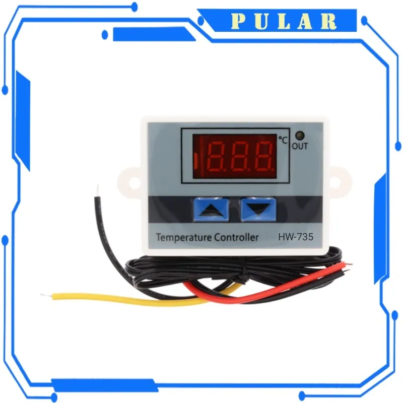 10A 12V 24V 220VAC Digital LED Temperature Controller XH-W3001 HW-735 For Incubator Cooling Heating Switch Thermostat NTC Sensor