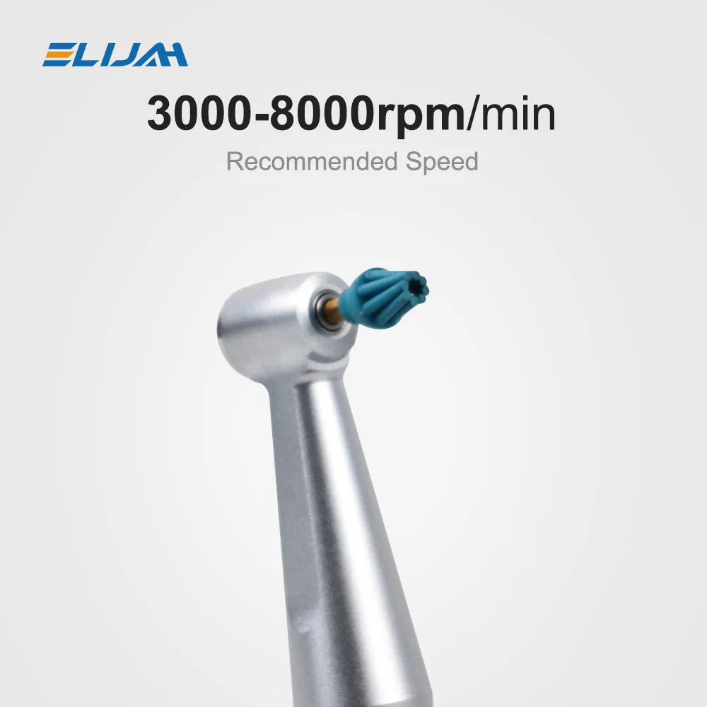 

ELIJAH Dental Rubber Spiral Flex Polisher Golden/Silver Handle Dental Rubber Diamond Eagle Brush Kit Helicoid For Polishing Tool