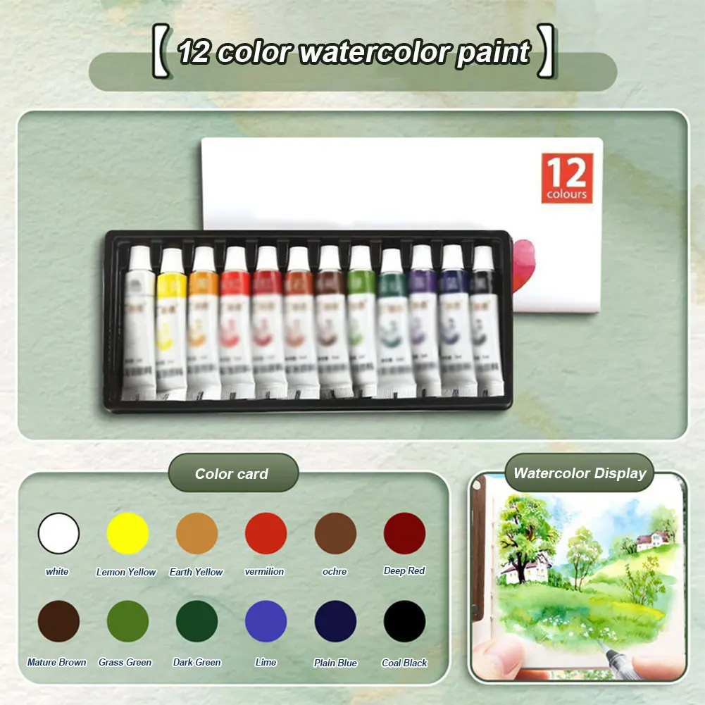 Portable Mini Watercolor Set 3
