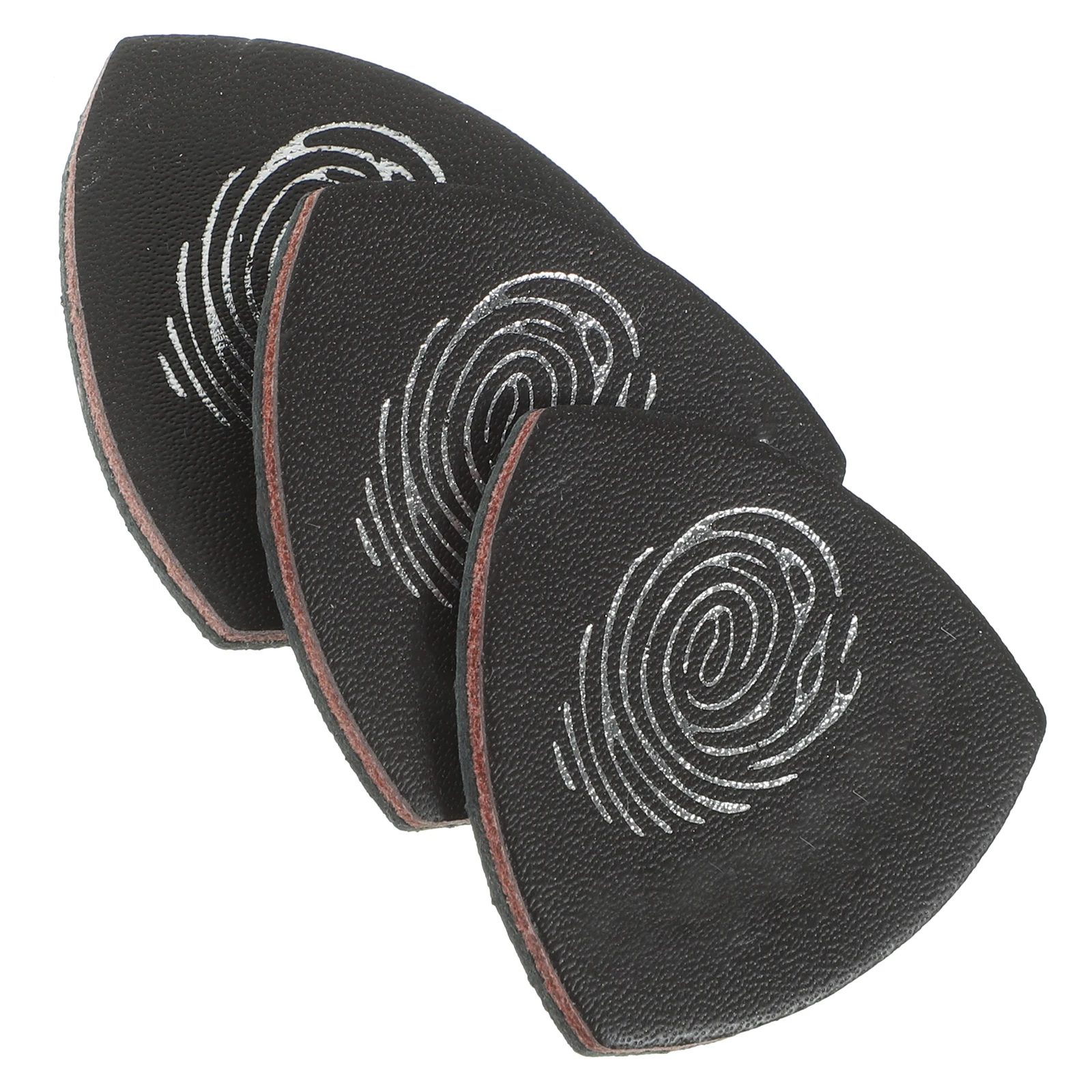 

3 Pcs Black Picks for Ukulele Ergonomic Design Practical Musical Instruments Supplies High Quality Craftsmanship