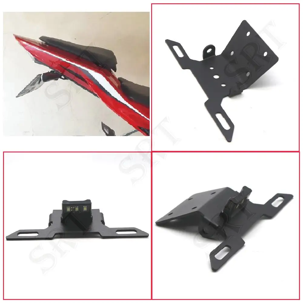 

Fit For Honda CBR 150R Motorcycle Accessories LED lighting Lamp bracket Rear license plate holder CBR150R 2016-2021