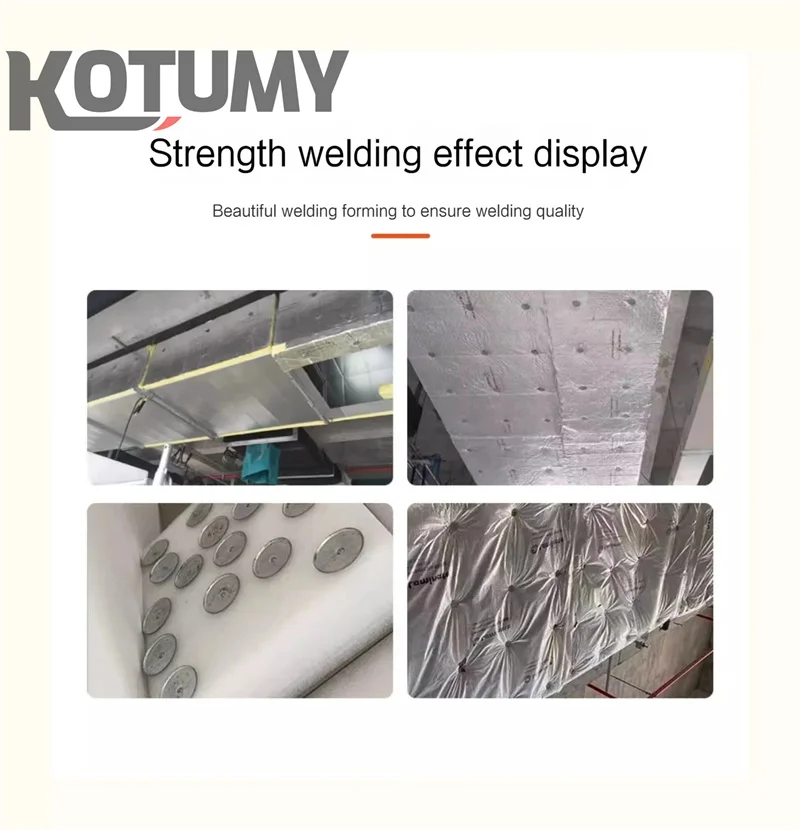 Rechargeable Air Duct Insulation Nail Welding Machine for Single/Double Gun Capacitor Energy Storage Stud Welding MachineAR
