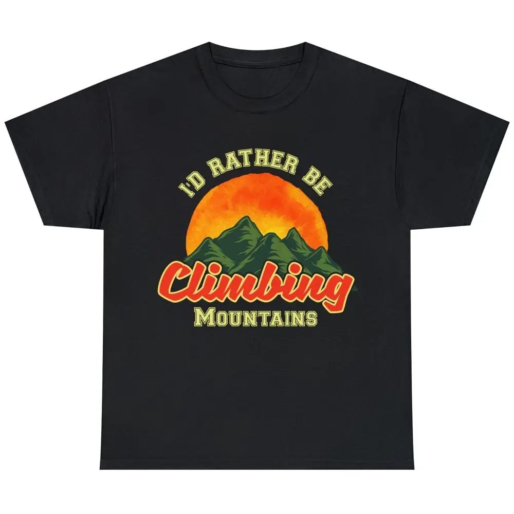 Я предпочитаю альпинизма, походов, приключений, кемпинга, Подарочная футболка для влюбленных, хлопковая роскошная винтажная футболка большого размера