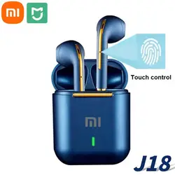 Mijia Xiaomi J18 Mijia Wireless Bluetooth Headphones TWS In Ear Stereo Earphone True Wireless Waterproof Sport Bluetooth Headset