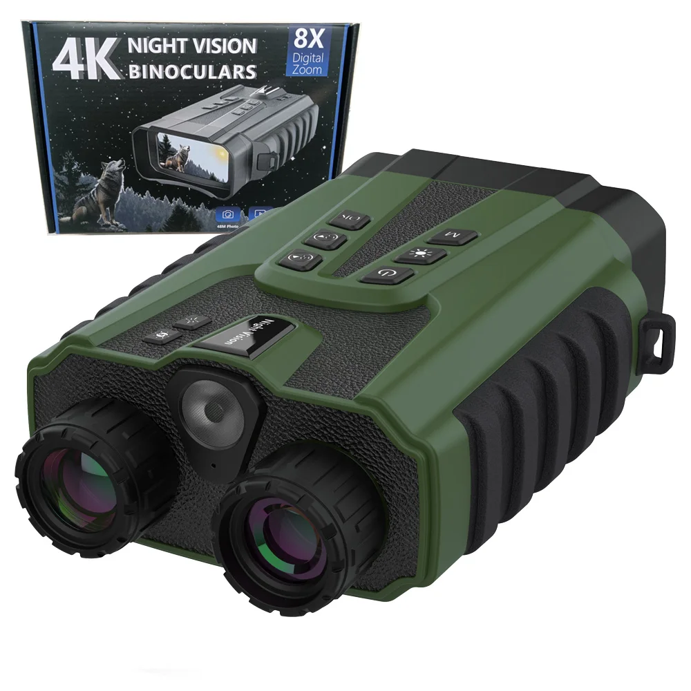 

DT49 NEW 4K Infrared Night Vision binoculars 8X Zoom 3'' Screen 300meters view backlight button night vision goggles for hunting